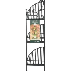 Etagère pliante à plantes Arabesques (Angle 3 niveaux)
