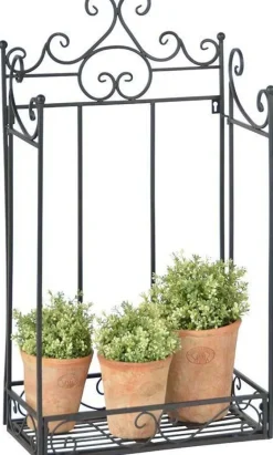 Etagère pliante à plantes Arabesques (Droite 1 niveau)