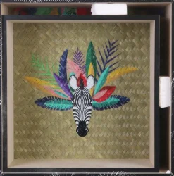 Etagères en bois Tropical Paradise Exotique (Lot de 2)