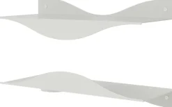 Etagères murales en acier Surf (Lot de 2) (Sable)