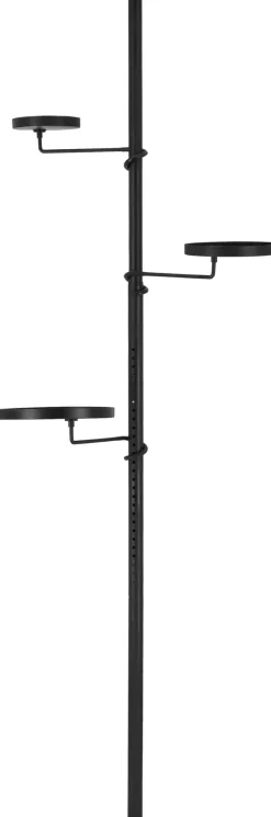Etagère télescopique avec supports à plantes