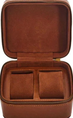 Etui pour montres en polyuréthane Oakland (2 montres)