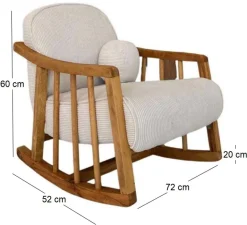 Fauteuil à bascule pour enfant Kleamini