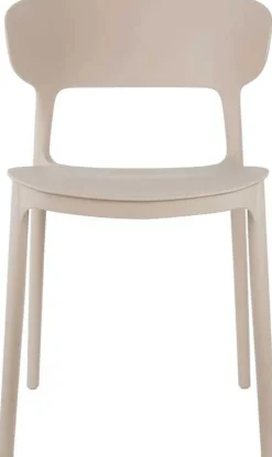 Fauteuil coloré en polypropylène Fain (Gris)