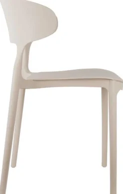 Fauteuil coloré en polypropylène Fain (Gris)