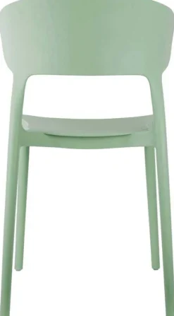 Fauteuil coloré en polypropylène Fain (Vert foncé)