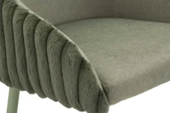 Fauteuil de bar en tissu et métal Alaska (Lot de 2) (Vert)