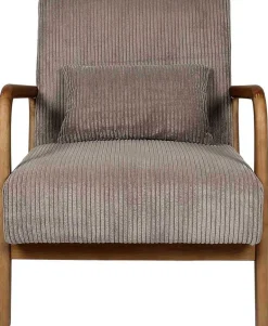 Fauteuil détente en velours côtelé Scott