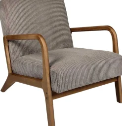 Fauteuil détente en velours côtelé Scott