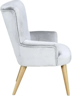 Fauteuil enfant en velours Helsinki