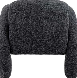 Fauteuil en polyester Brazo (Noir)