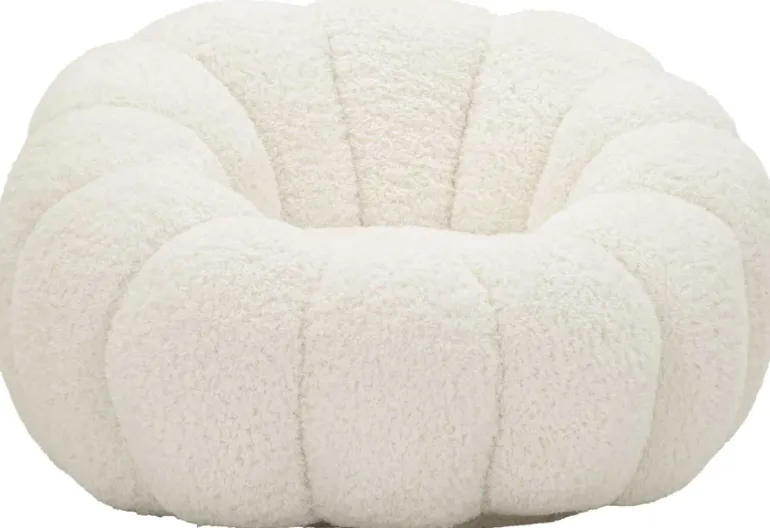 Fauteuil en tissu Bubble 92 x 61 cm