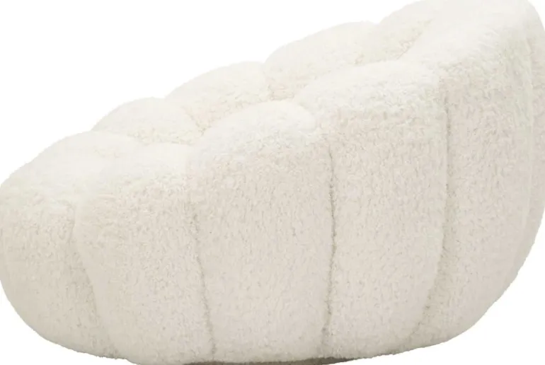 Fauteuil en tissu Bubble 92 x 61 cm