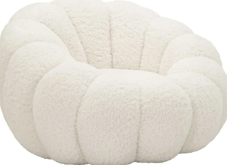 Fauteuil en tissu Bubble 92 x 61 cm