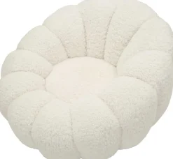 Fauteuil en tissu Bubble 92 x 61 cm