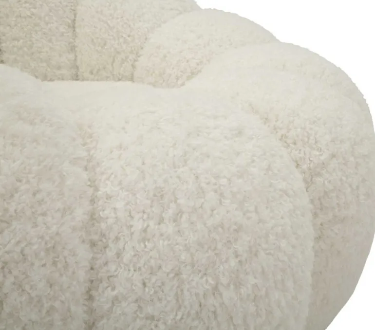 Fauteuil en tissu Bubble 92 x 61 cm