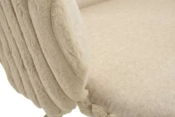 Fauteuil en tissu côtelé Stockholm (Lot de 2) (Crème)