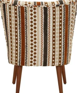 Fauteuil en tissu Ethnic 65 x 68 x 80 cm