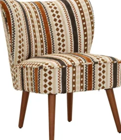 Fauteuil en tissu Ethnic 65 x 68 x 80 cm
