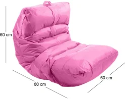 Fauteuil relax nomade coloré (Fuchsia)