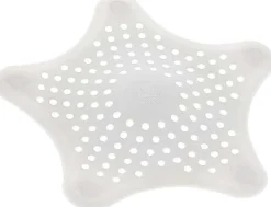 Filtre à cheveux pour bonde (Blanc)