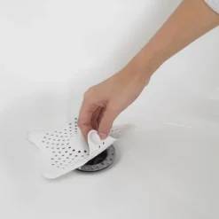 Filtre à cheveux pour bonde (Blanc)