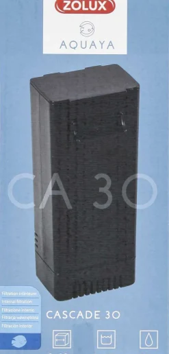 Filtre pour aquarium 0 à 30 litres Cascade 30 (Noir)