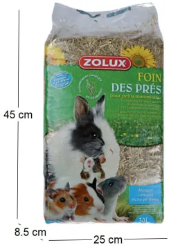Foin des près pour rongeurs (30 L)