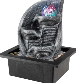 Fontaine en polyrésine avec LED Bauble (Modèle 2)