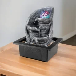 Fontaine en polyrésine avec LED Bauble (Modèle 2)