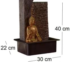 Fontaine en résine avec bouddha Jati