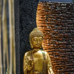 Fontaine en résine avec bouddha Jati