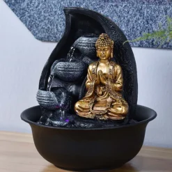 Fontaine relaxante bouddha LED Praya