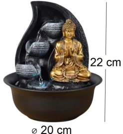 Fontaine relaxante bouddha LED Praya
