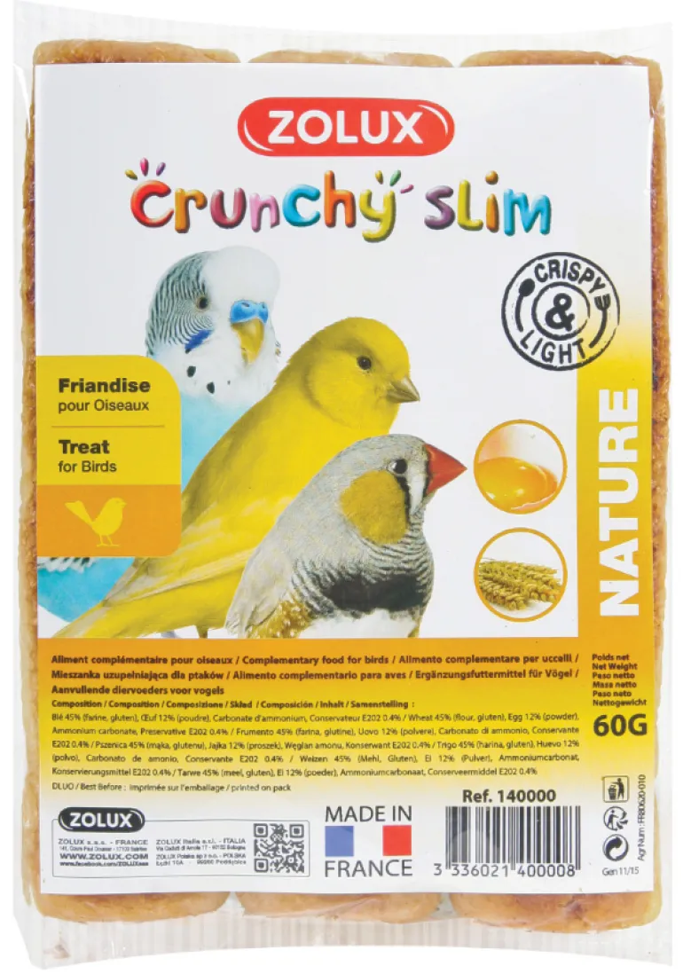 Friandises pour oiseaux Crunchy slim 3x20gr