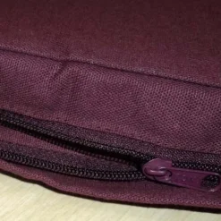 Galette de chaise en coton 40 cm (Aubergine)