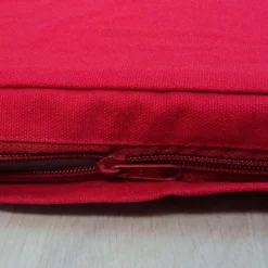 Galette de chaise en coton 40 cm (Rouge)