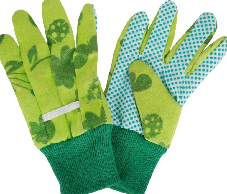 Gants de jardinage pour enfant en coton et polyester