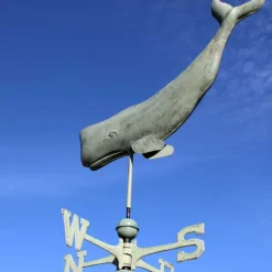 Girouette en cuivre (Baleine)