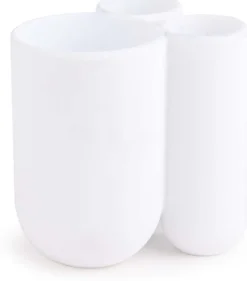 Gobelet avec porte brosse à dents