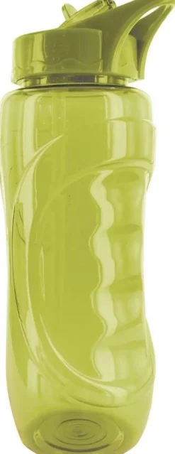 Gourde de sport bouchon avec paille 900 ml (Vert)