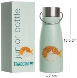 Gourde enfant en acier inoxydable 500ml (Poisson)