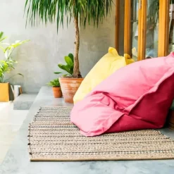 Grand coussin uni Maxi (Bordeaux)