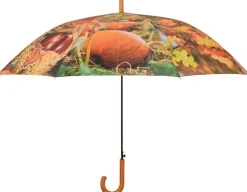 Grand parapluie bois et métal toile polyester (Automne)