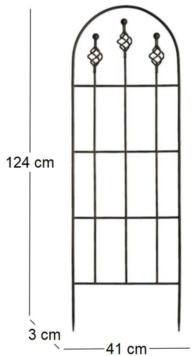 Grand treillage à plantes Héritage 124 cm