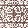 Gratte-pieds paillasson grille en fonte (Rectangle)