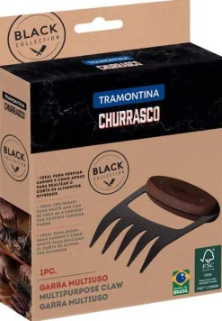 Griffe ours en inox et bois Churrasco