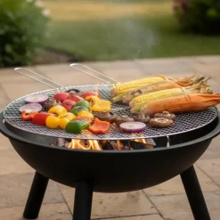 Grille BBQ pour brasero en fer galvanisé 60 cm