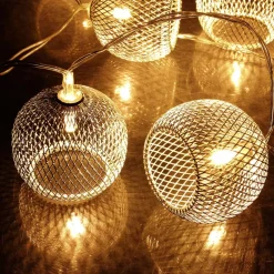 Guirlande lumineuse 10 cages argentées (1)