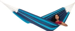 Hamac artisanal en coton Santana (Bleu)